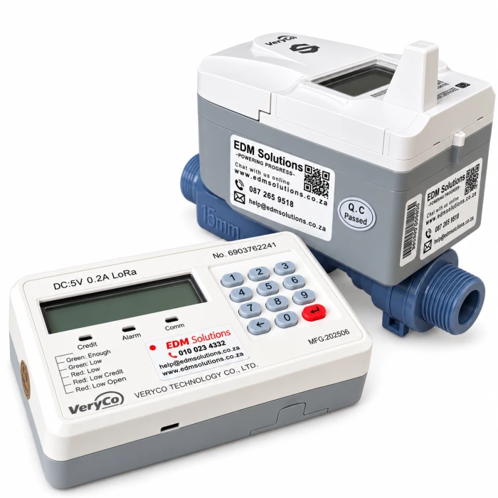 VeryCo VCW1000 smart STS prepaid water meter and customer interface unit
